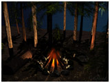 Campfire at the Lake